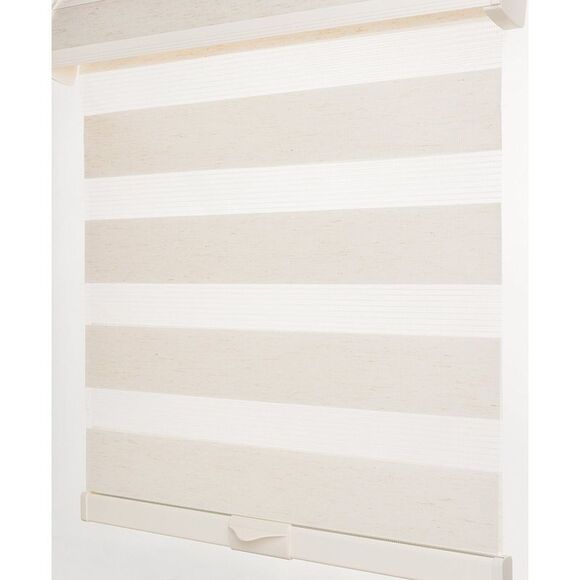 Cordless Serenity Sheer Double Layered Zebra Shade Horizontal Cordless Window - Picture 2 of 2